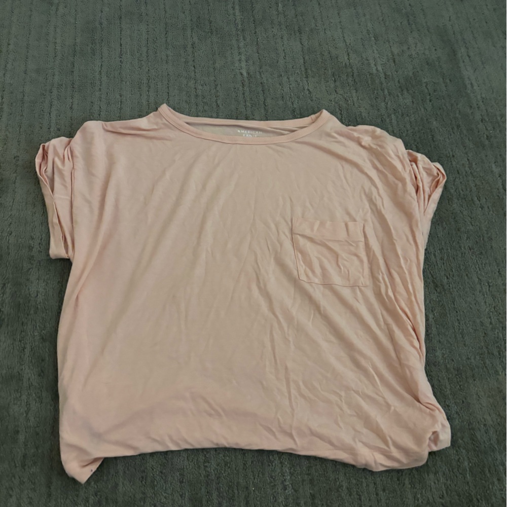 American Eagle By Payless Blush Pink Pajama Top